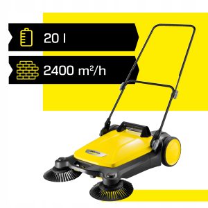 Zamiatarka do kostki brukowej liści Karcher S4 Twin ręczna