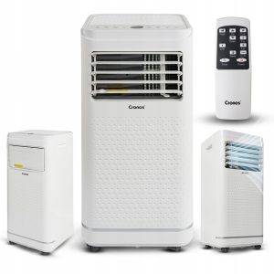 KLIMATYZATOR PRZENOŚNY 2600W CICHY 2,6KW 25m2 PILOT I AKCESORIA CRONOS