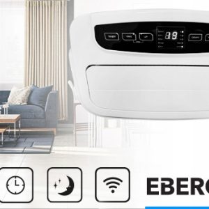 Klimatyzator przenośny EBERG ENVA 3,5kW 3w1 WiFi osuszacz 56l/24h+ClimaLock