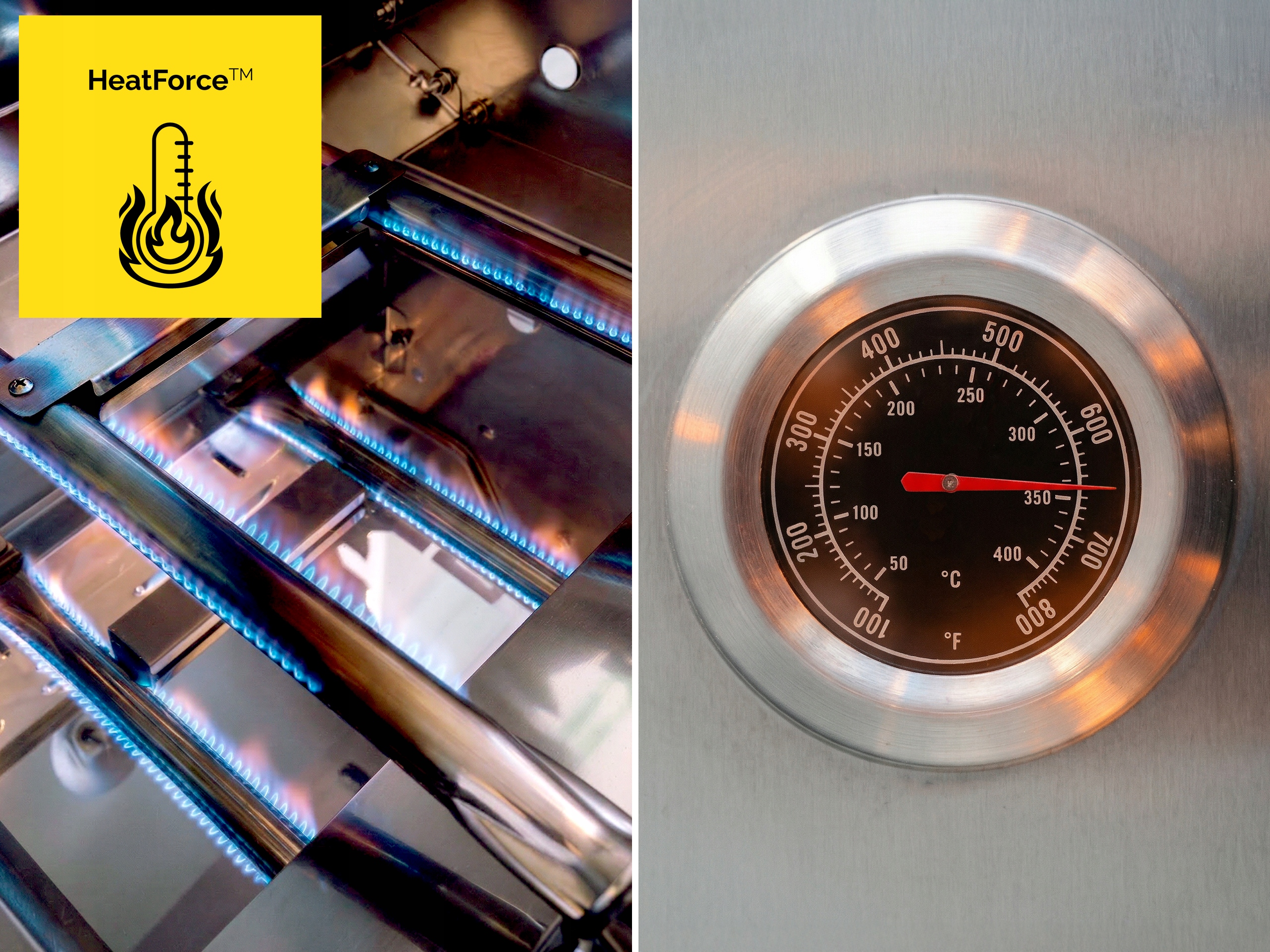 Grill gazowy Ogrodowy ŻELIWNY nierdzewny Yoer 2+1 +10,15 kW +szafa na butlę Marka Yoer