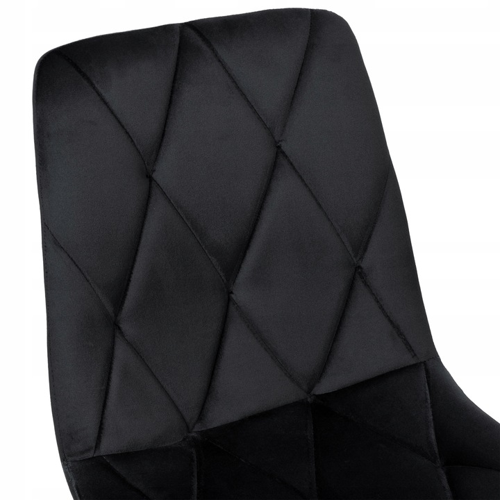 Krzesło Tapicerowane Welurowe 6szt OEKOTEX Krzesła do Jadalni Kuchni Salonu Szerokość mebla 44 cm