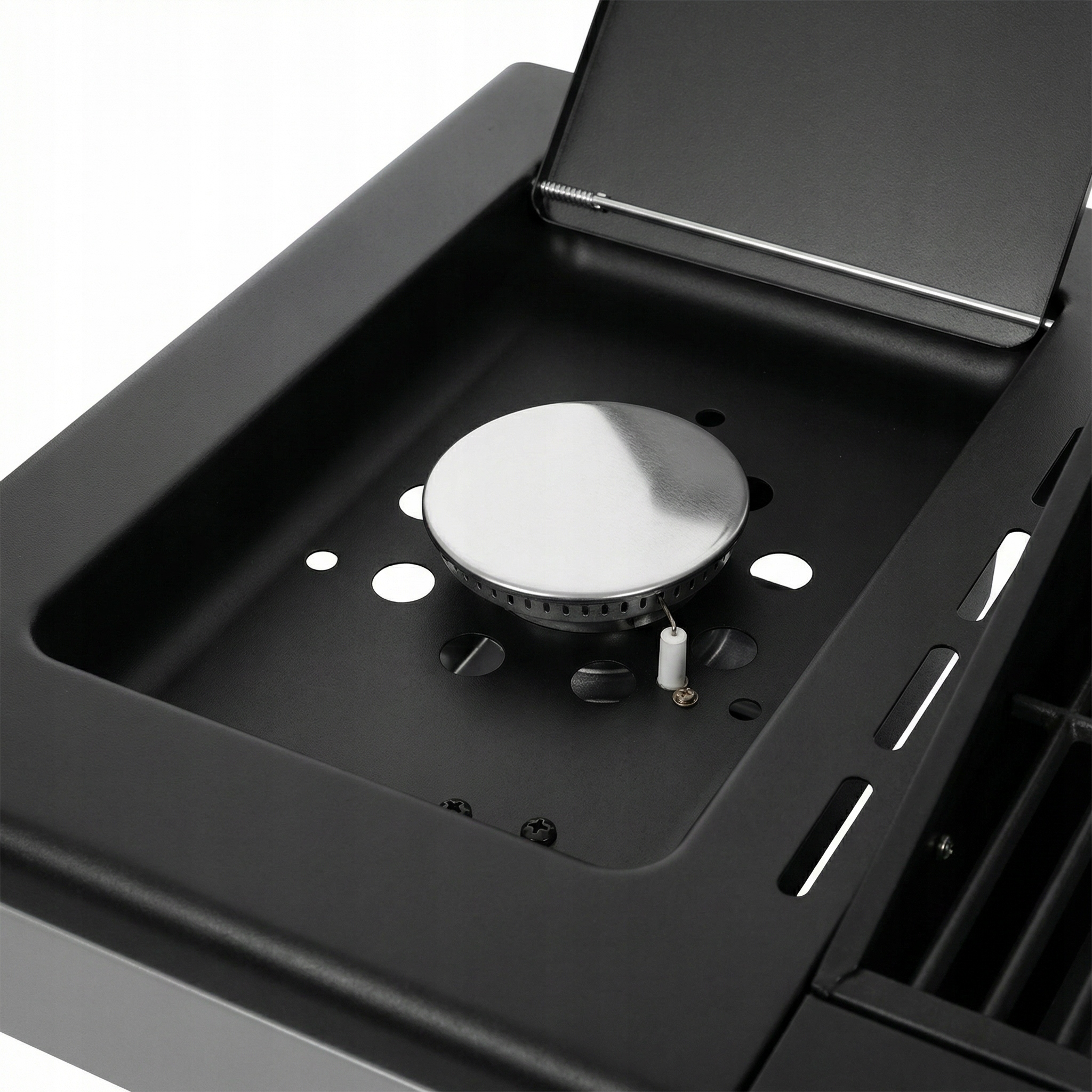 DEKRAFT GRILL GAZOWY 3+1 PALNIKI RUSZT ŻELIWNY SZAFKA NA BUTLĘ (NEBRASKA) Długość rusztu 51 cm