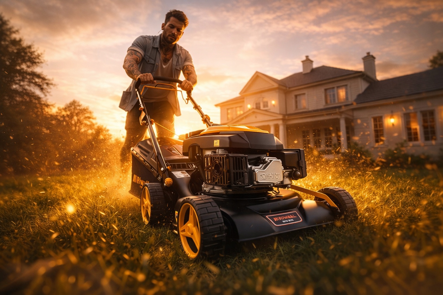 Kosiarka spalinowa Riwall 4235 z napędem z koszem 45l 42 cm napęd na koła Seria RPM 4235