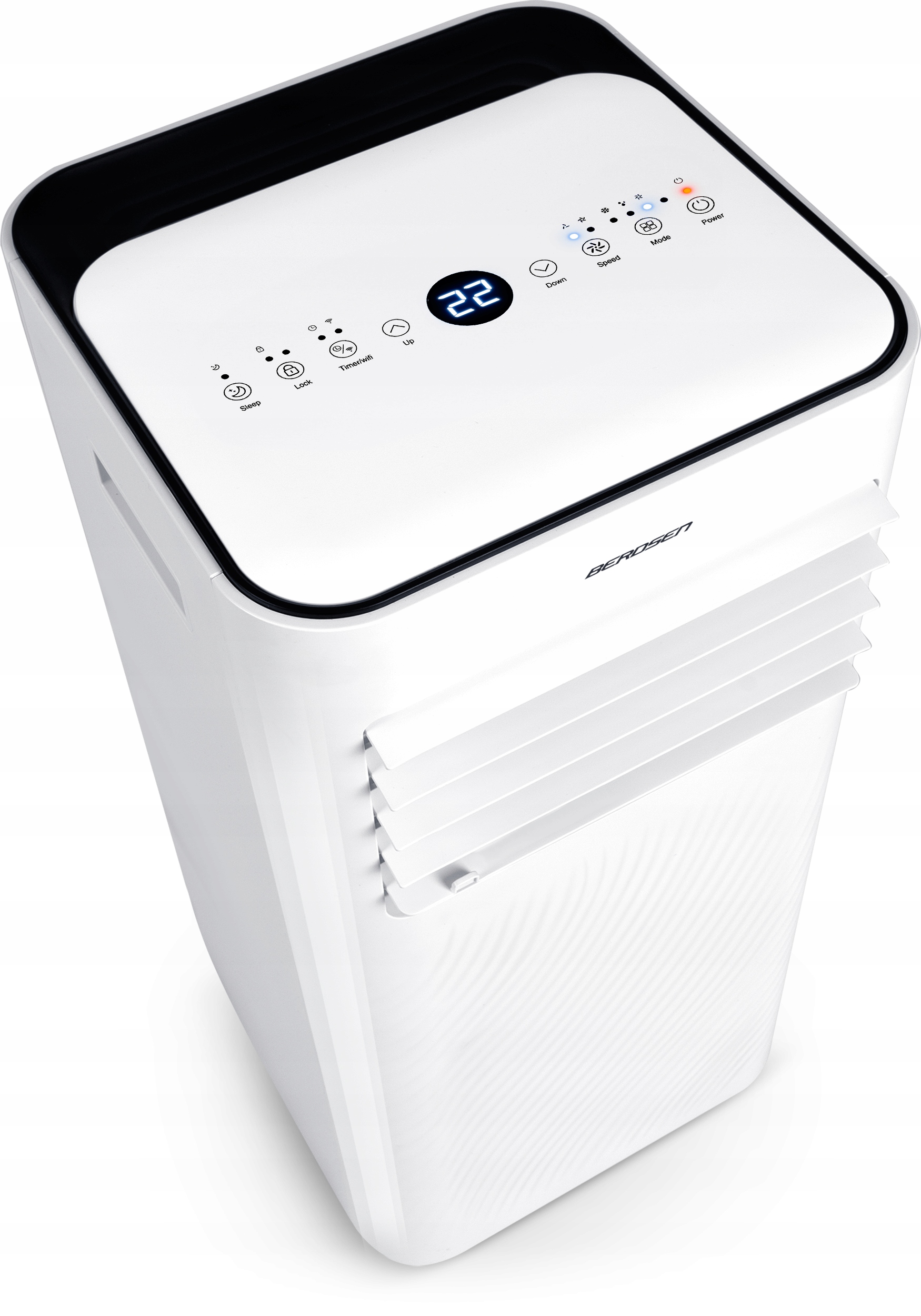 KLIMATYZATOR PRZENOŚNY 2,6kW 30m2 OSUSZACZ 24l/24h WiFi BERDSEN 9000 BTU Stan opakowania oryginalne