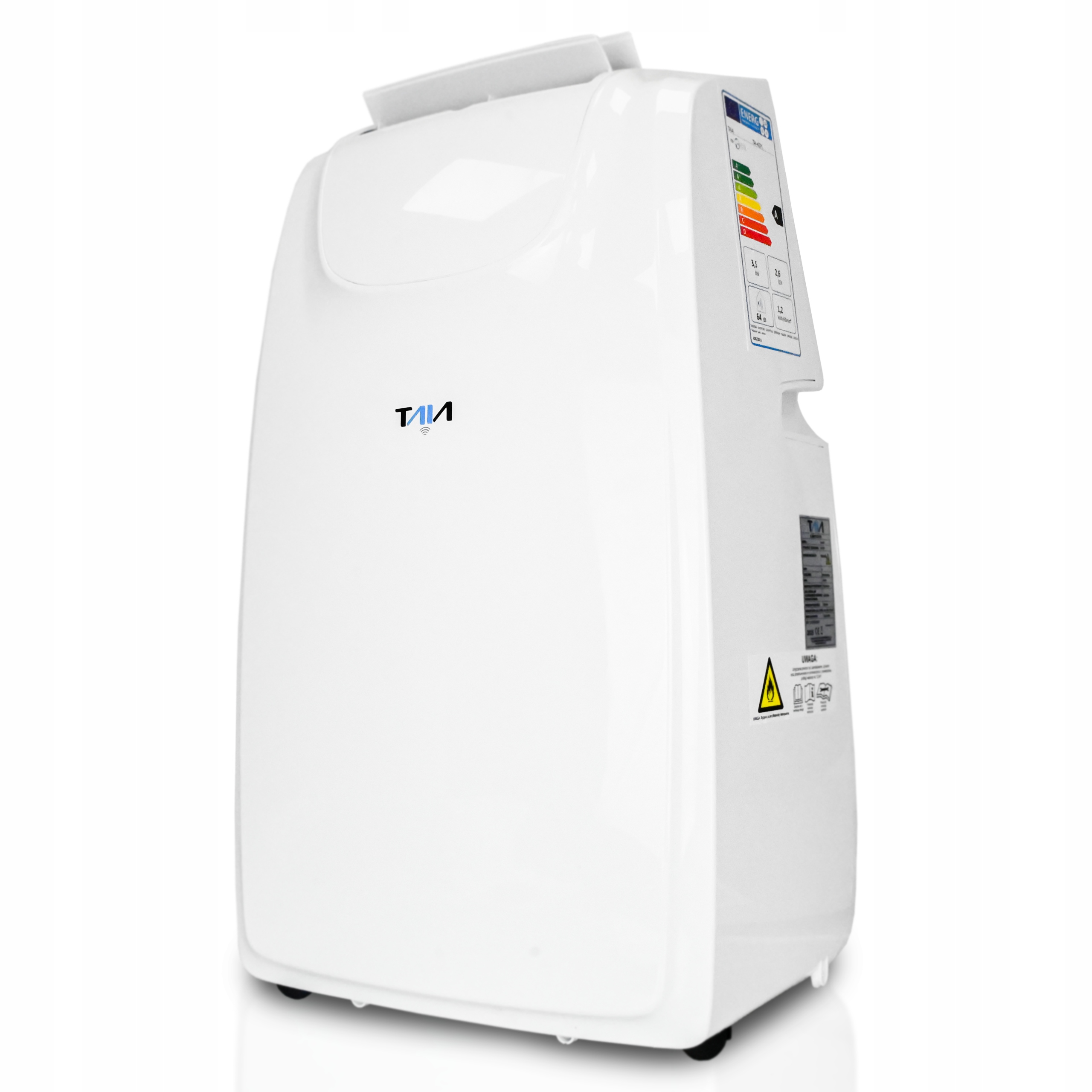 POTĘŻNY KLIMATYZATOR PRZENOŚNY WIFI 3,52 kW OSUSZACZ 58 l/h 9W1 +USZCZELKA Moc chłodzenia 3520 W