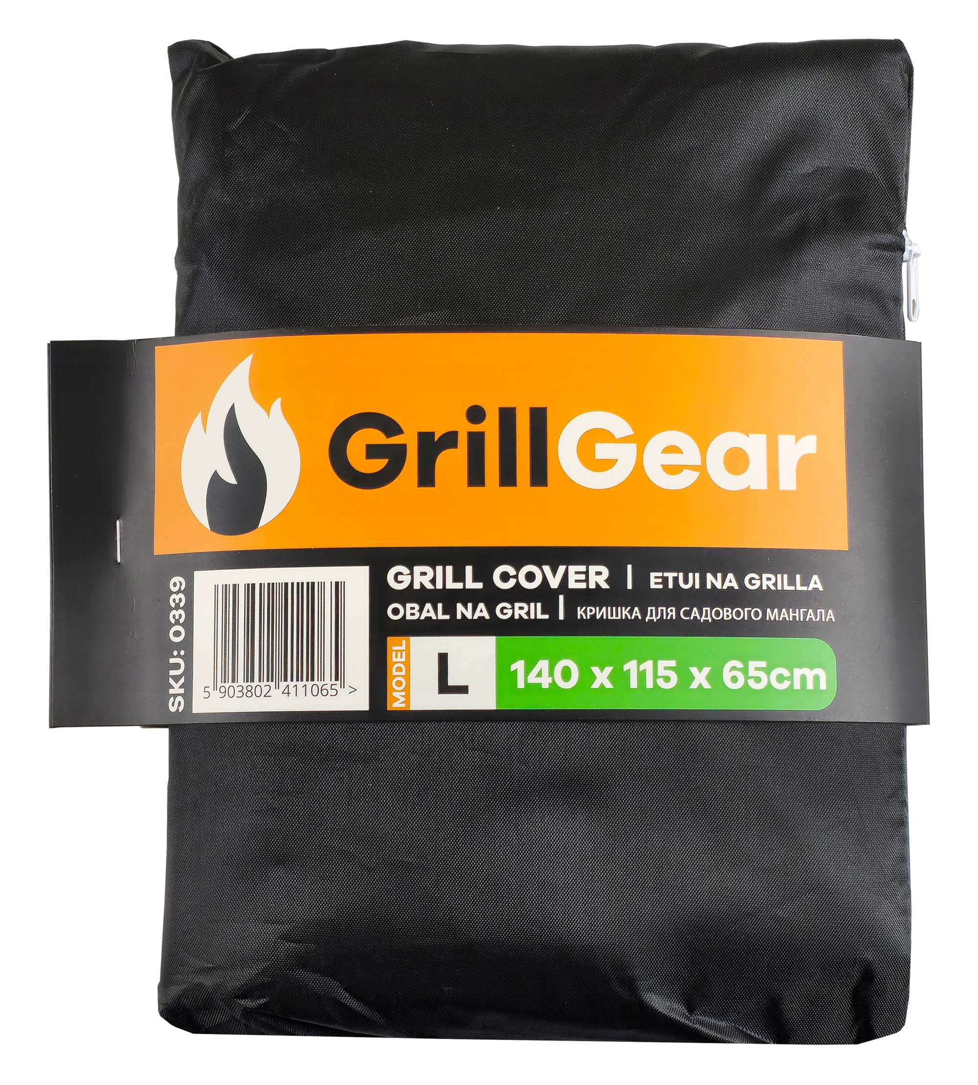 POKROWIEC OSŁONA do GRILLA OGRODOWEGO WODOODPORNY TEKSTYLNY 140x65x115 Producent GrillGear
