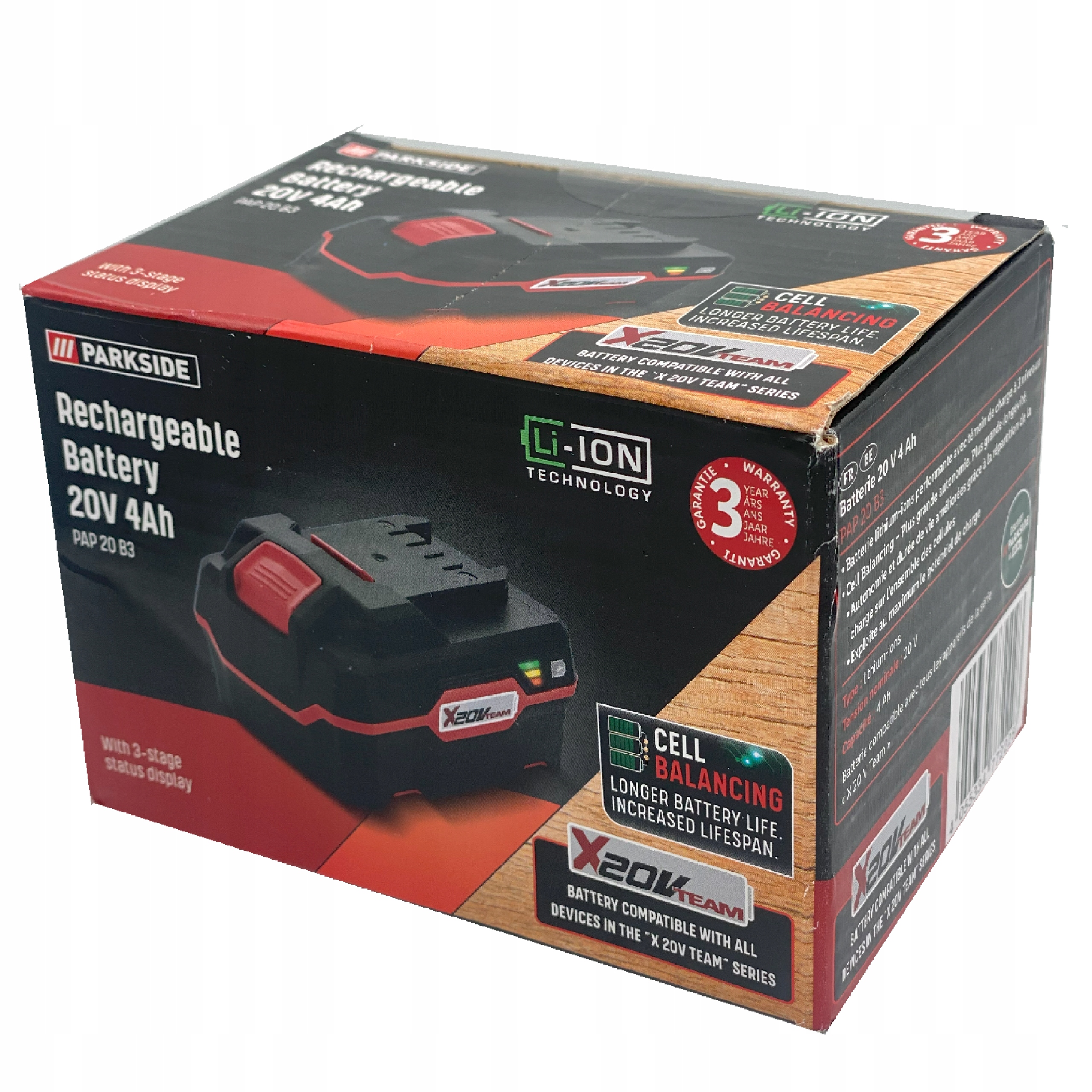 Wkrętarka PARKSIDE akumulator 4Ah 20V wiertarko wkrętarka PABSP 60Nm NOWA Marka Parkside