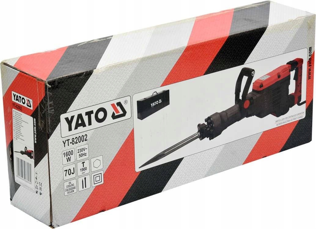 YATO YT-82002 MŁOT WYBURZENIOWY 70J 1600W Moc 1600 W