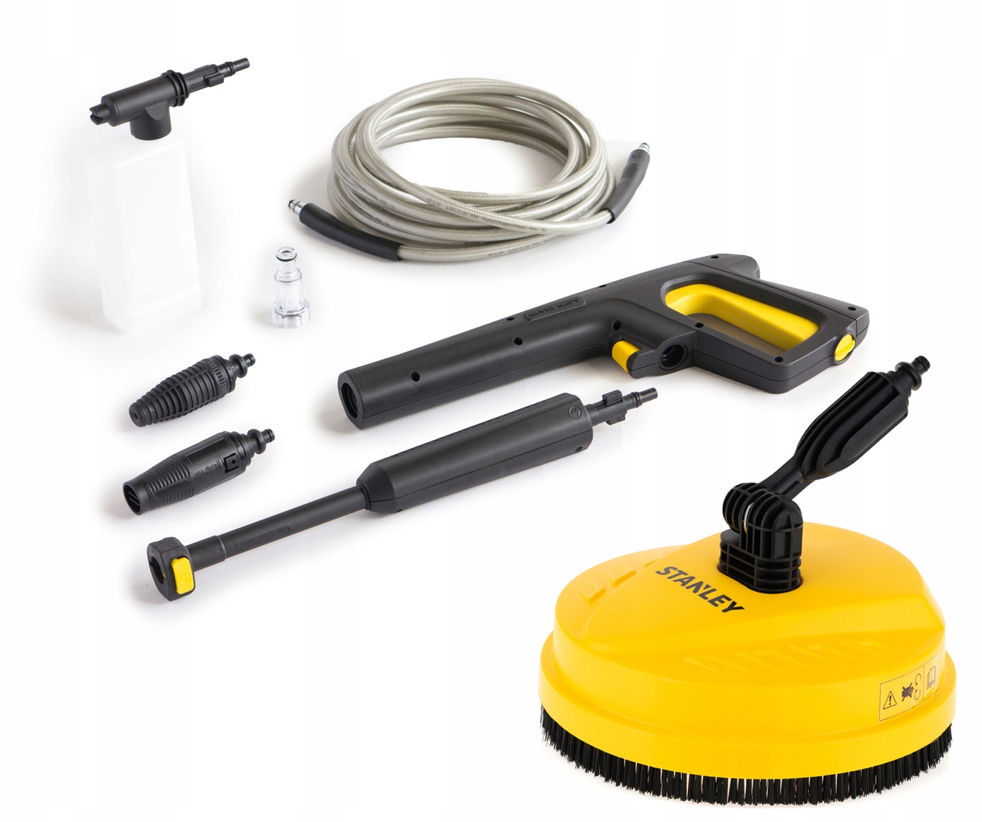 MYJKA CIŚNIENIOWA STANLEY 2500W 285ewBAR NA DYSZY ALU POMPA ATIO Ciśnienie maksymalne 285 bar