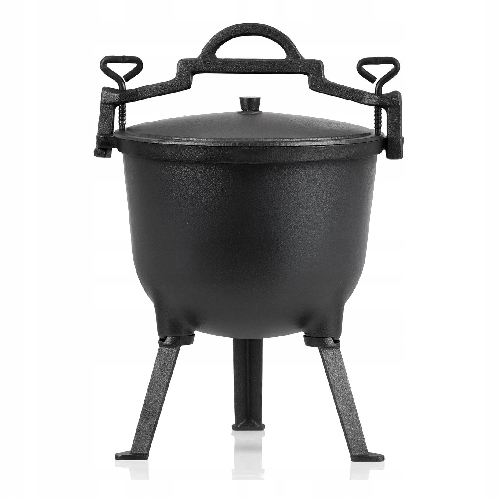 KOCIOŁEK ŻELIWNY GARNEK WĘGIERSKI MYŚLIWSKI NA OGNISKO GRILL STOJĄCY 10L EAN (GTIN) 5905523066845