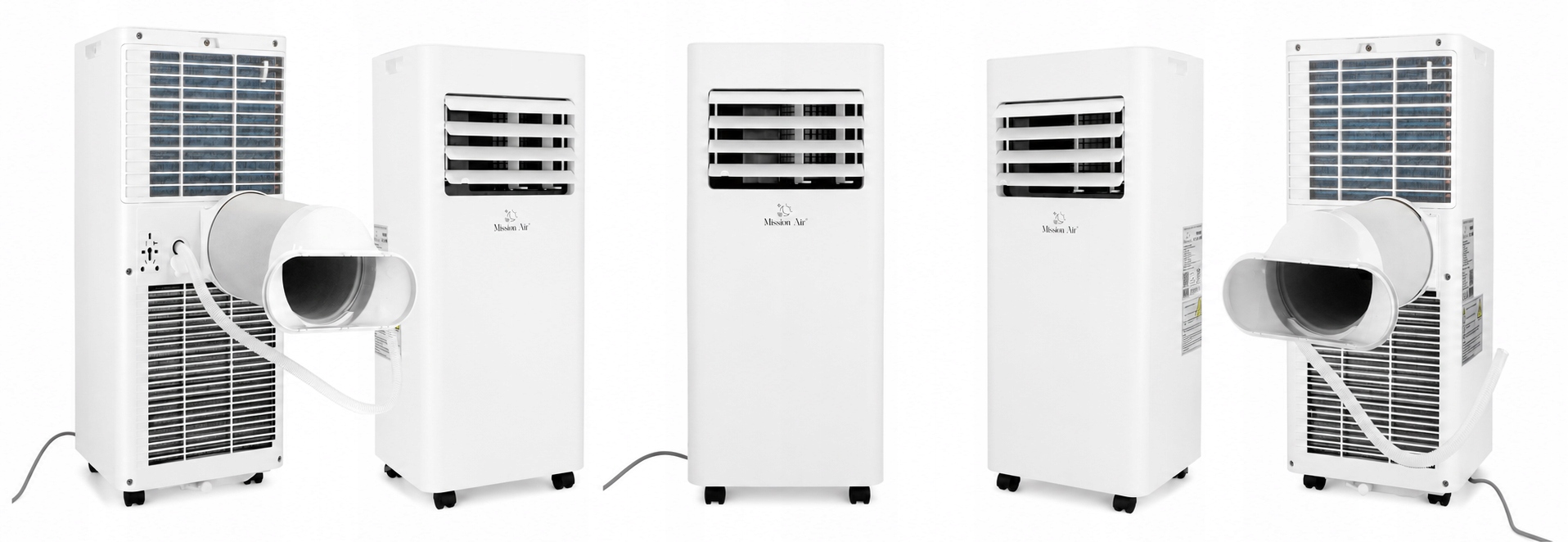 KLIMATYZATOR PRZENOŚNY 3w1 Mission Air 2,1kW +osuszacz 20l/24h TIMER WiFi Zakres klas efektywności energetycznej A+++ - D