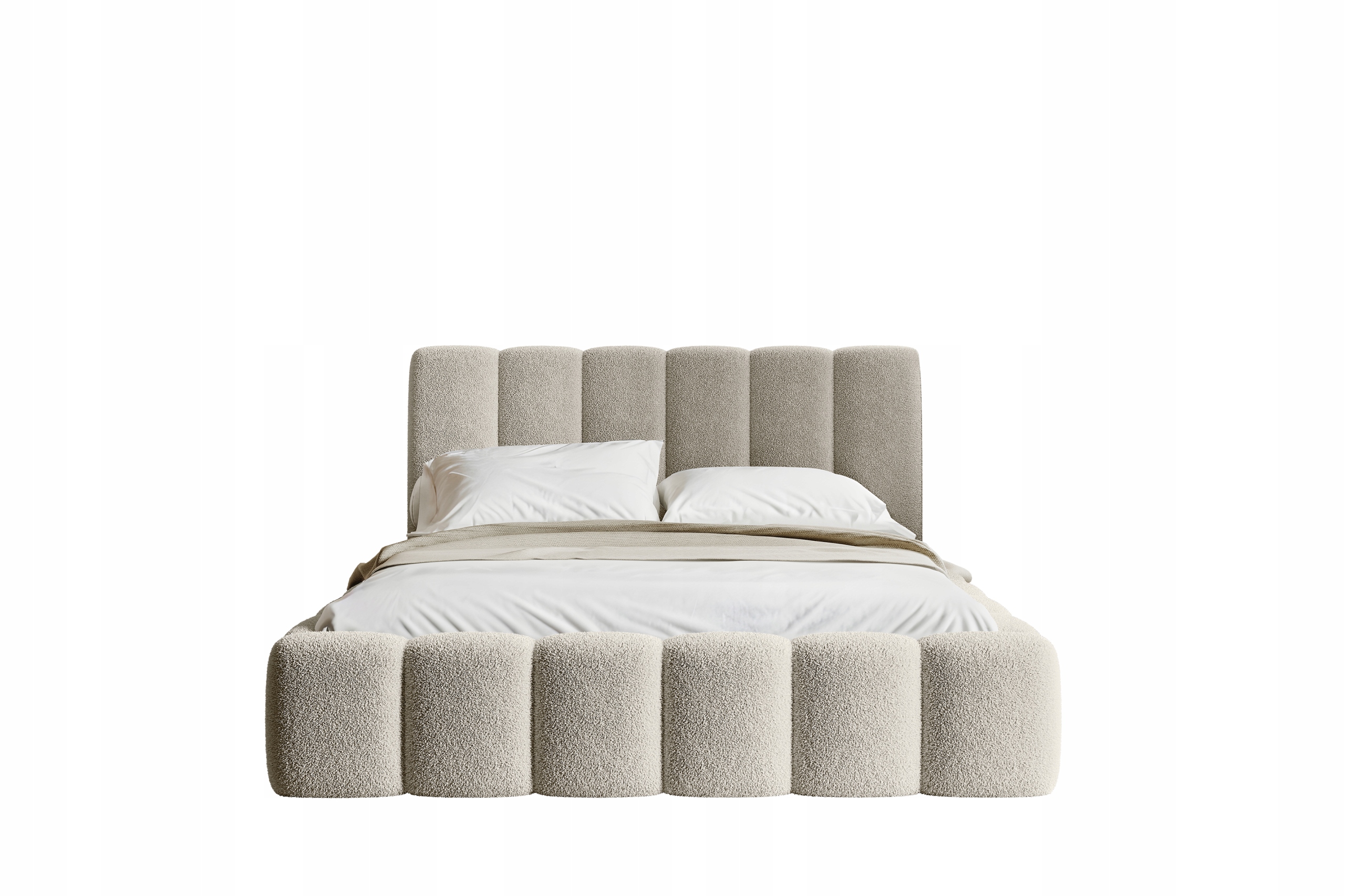 ŁÓŻKO TAPICEROWANE CAPRI 160X200 POJEMNIK MATERAC BOUCLE Szerokość mebla 178 cm