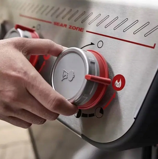 Grill gazowy Spirit E-325 Weber Liczba palników 3