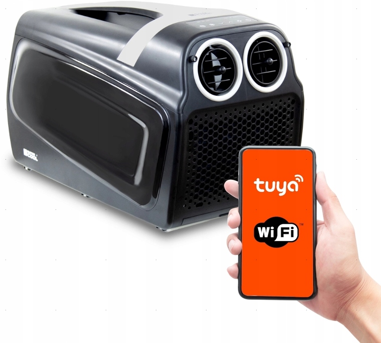 FRAL SUPERCOOL FSC04 WiFi - KLIMATYZATOR PRZENOŚNY | DWURUROWY | 1kW Klasa energetyczna- chłodzenie B