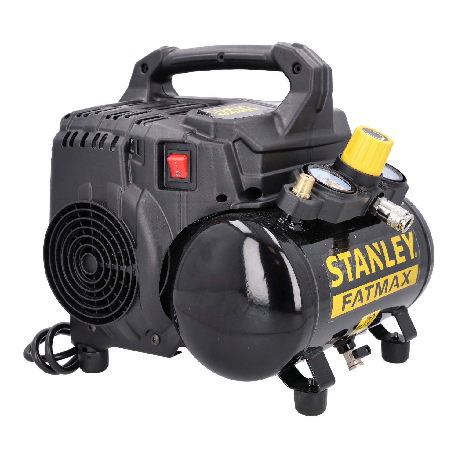 CICHY Kompresor Stanley Fatmax SILENT 8 bar 105 l/min 1kM/750W DST101/8/6 Pojemność zbiornika 6 l