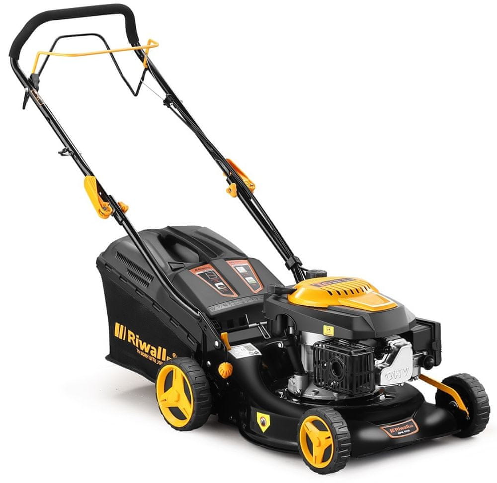 Kosiarka spalinowa Riwall 4235 z napędem z koszem 45l 42 cm napęd na koła Kod producenta PM12B2001003B
