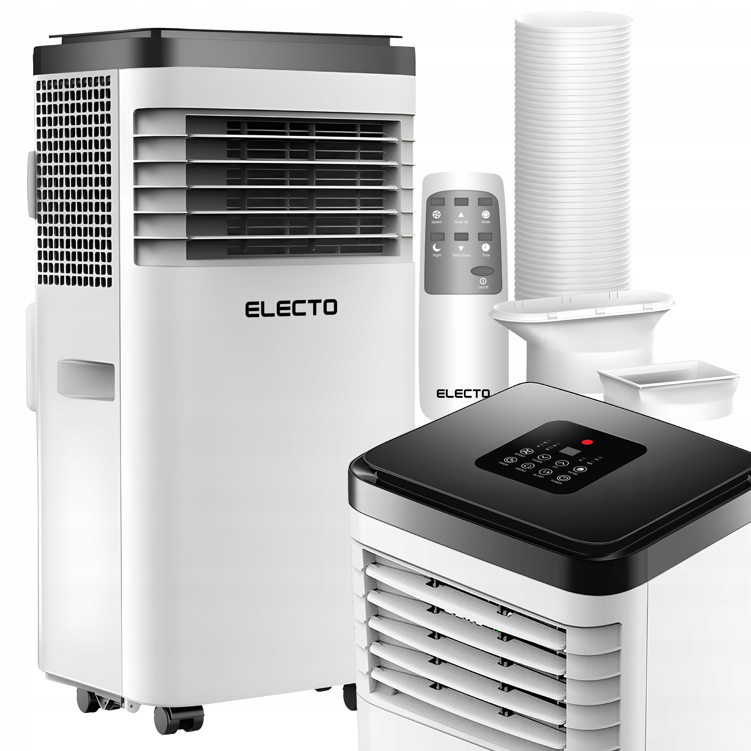 2X KLIMATYZATOR PRZENOŚNY 2,6kW CICHY MAŁY WiFi OSUSZACZ 24l/24H KLIMATYZAC