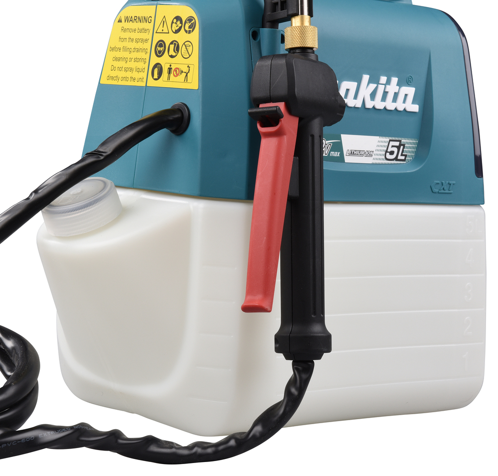 MAKITA OPRYSKIWACZ AKUMULATOROWY 12V 5L 3BAR Pojemność zbiornika 5 l