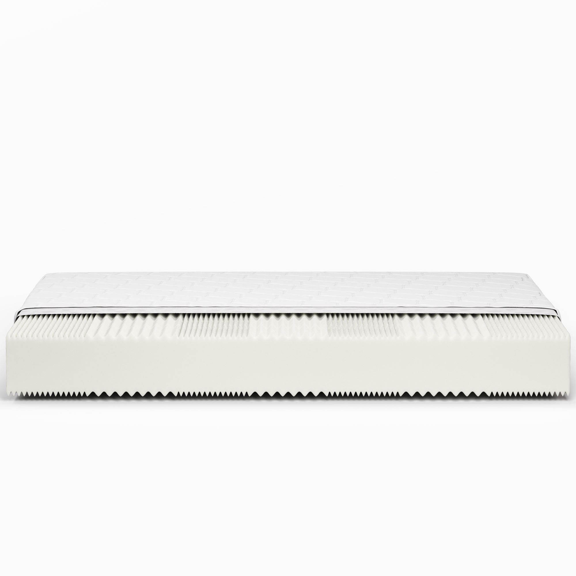 Łóżko 140x200 tapicerowane z pojemnikiem + materac, czarne, LED, od ręki Wysokość mebla 82 cm