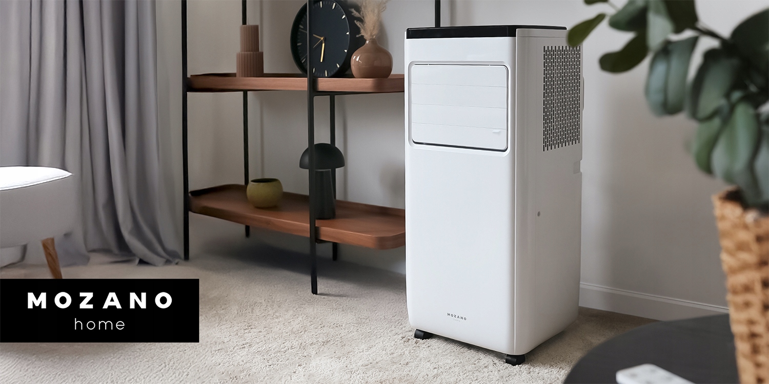 KLIMATYZATOR PRZENOŚNY MAŁY CICHY 2,6kW moWiFi OSUSZACZ 24l/24H MOZANO Moc ogrzewania 0 W