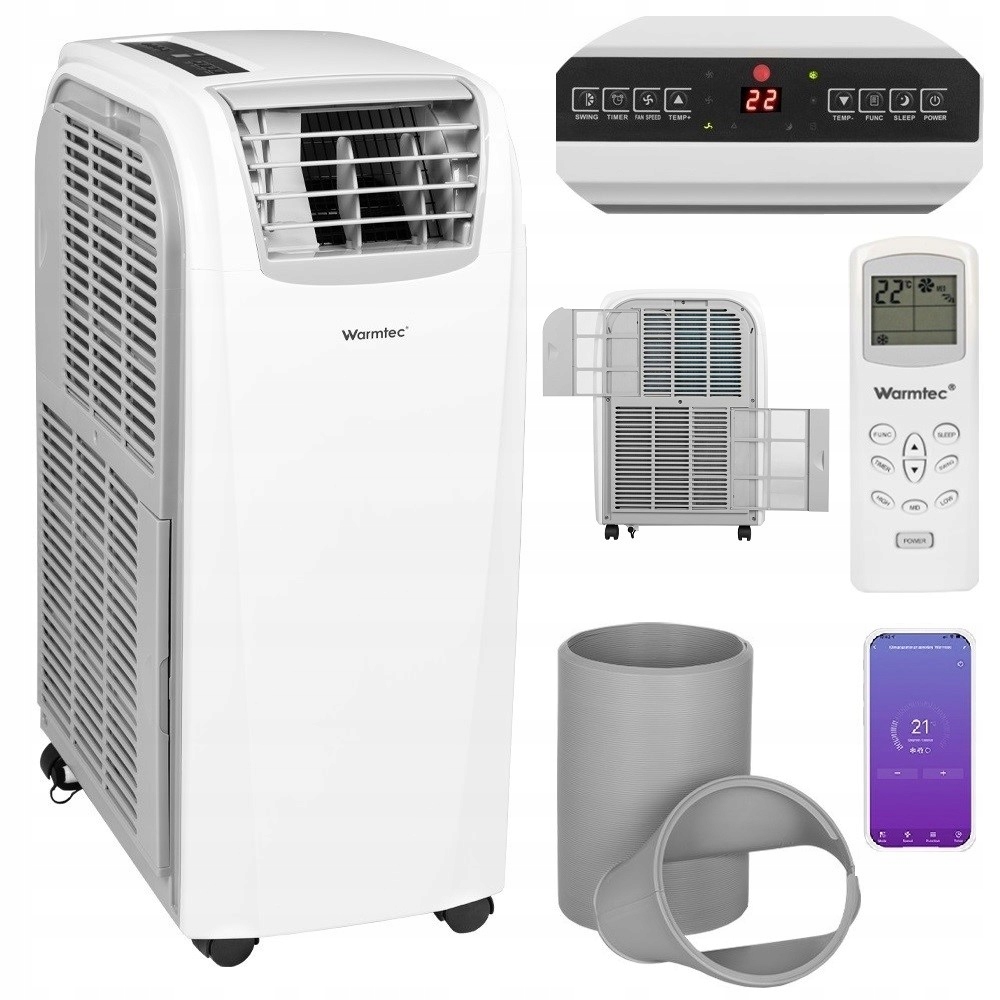 Klimatyzator przenośny mocny osuszacz 5.4kW 60m2 4w1 WiFi MORSO+ KP54W