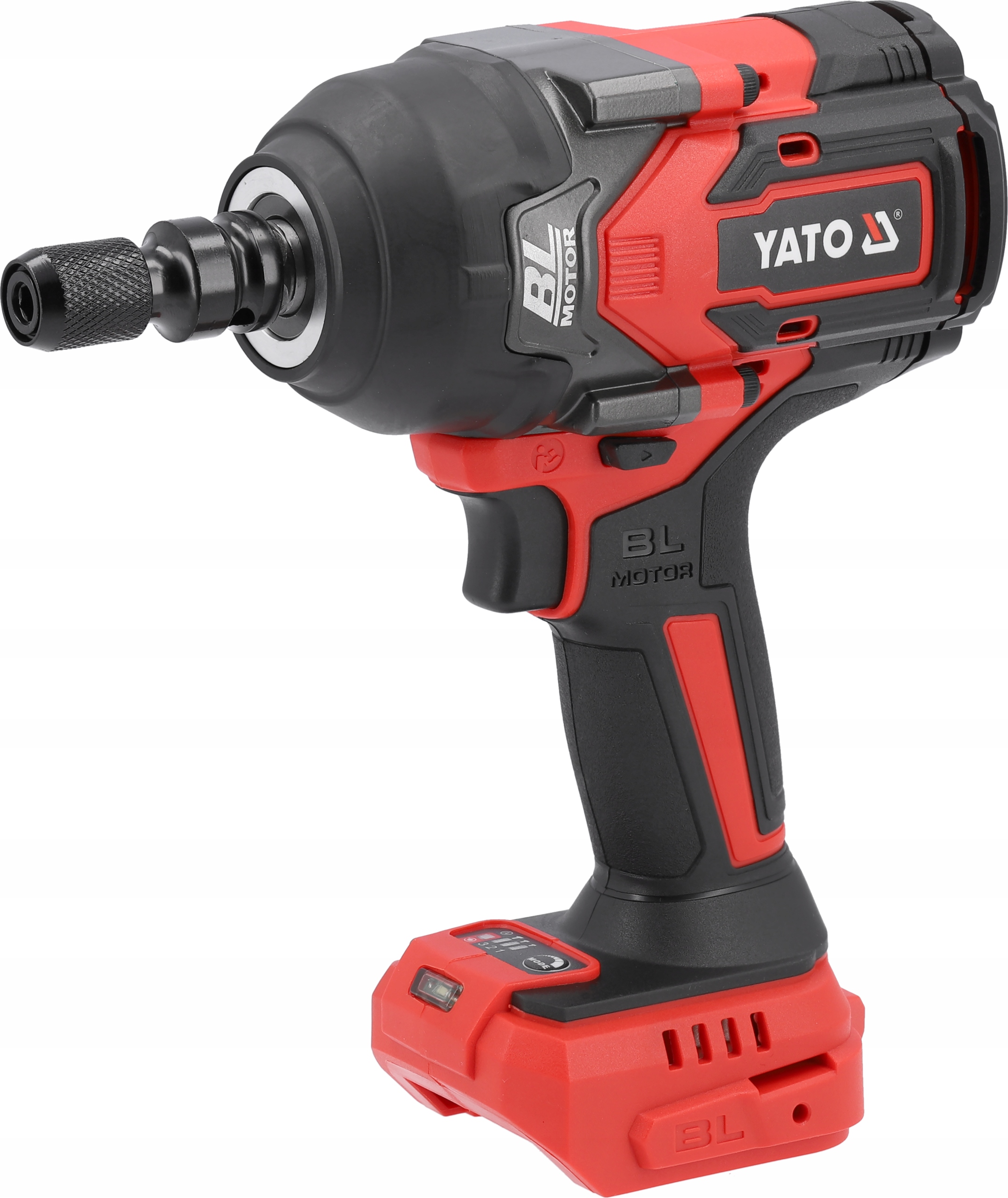 YATO KLUCZ UDAROWY AKUMULATOROWY BEZSZCZOTKOWY 18V 1200NM 1/2'' KORPUS Rozmiar trzpienia 1/2''