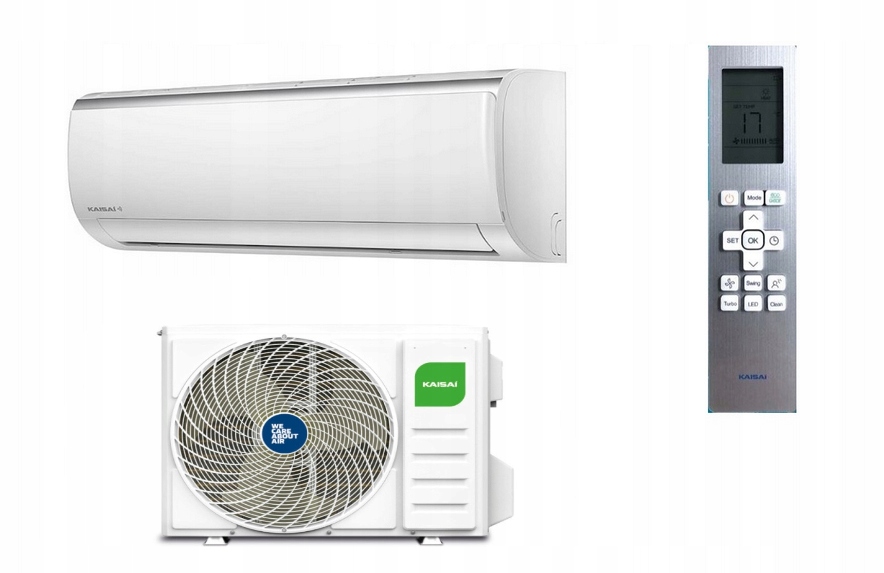 Klimatyzacja Klimatyzator Kaisai FLY Wi Fi 3,5kW Ścienny Montaż Grzanie