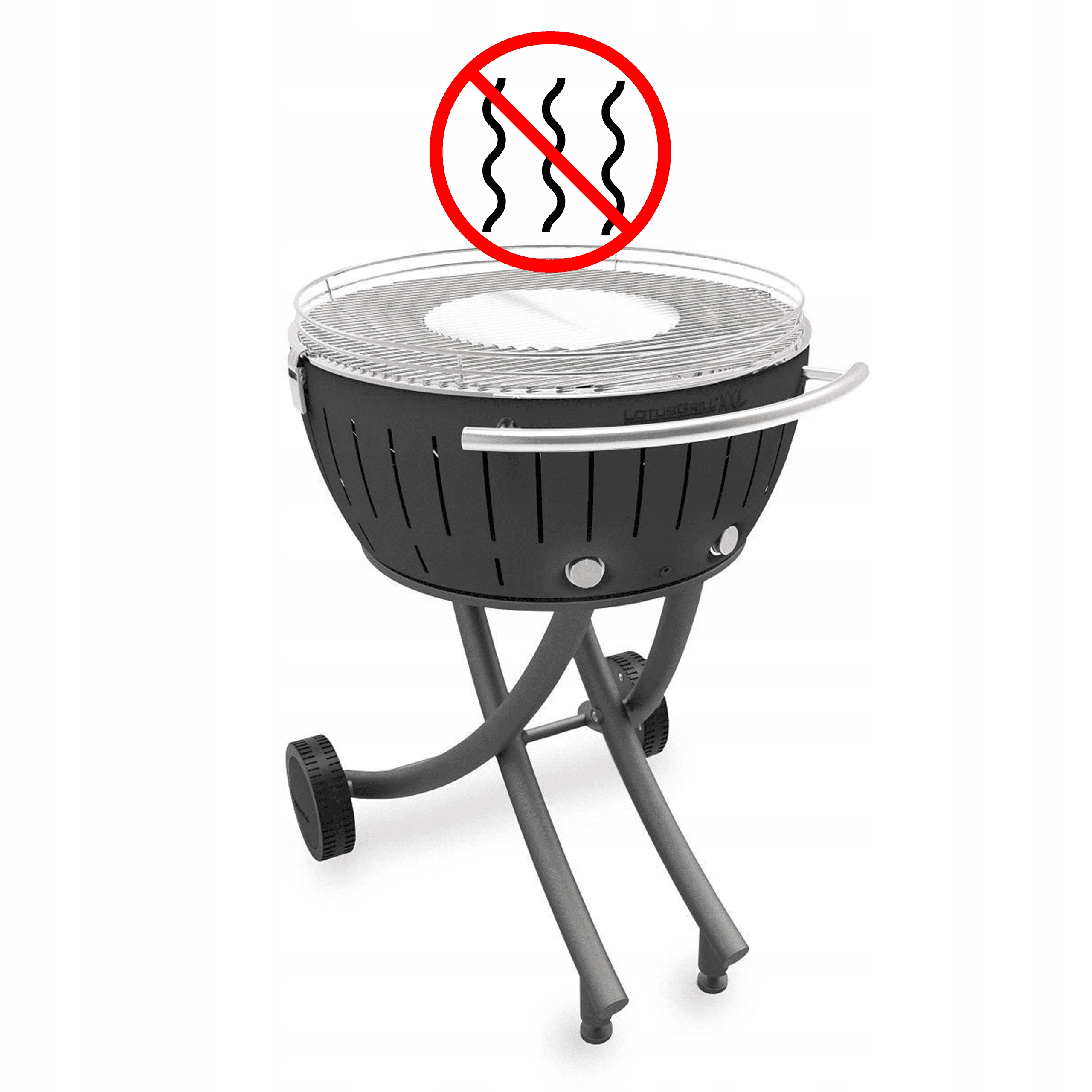 GRILL WĘGLOWY BEZDYMNY LOTUSGRILL OGRODOWY DUŻY ZESTAW WÓZEK MOBILNY XXL Producent LotusGrill