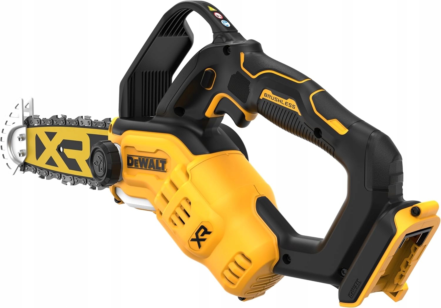 Piła łańcuchowa akumulatorowa gałęziowa 20cm 18V DeWALT DCMPS520N-QW Waga produktu z opakowaniem jednostkowym 2 kg