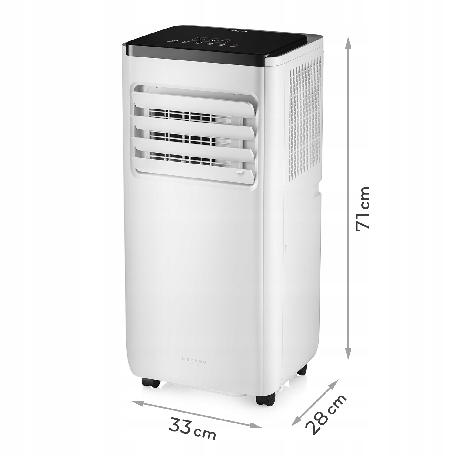 KLIMATYZATOR PRZENOŚNY MAŁY CICHY 2,6kW moWiFi OSUSZACZ 24l/24H MOZANO Klasa energetyczna- chłodzenie A