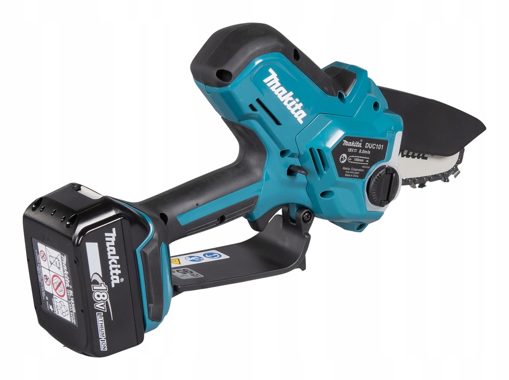 Akumulatorowa piła do gałęzi Makita DUC101 BODY pilarka baterie 18V lekka Waga produktu z opakowaniem jednostkowym 1.6 kg