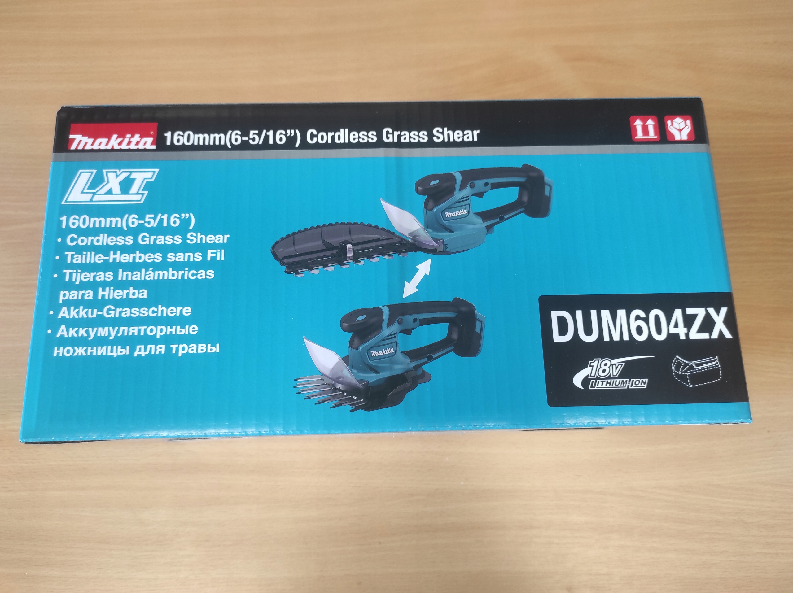 Nożyce AKU 18V do trawy/żywopłotu Makita DUM604ZX Napięcie akumulatora 18 V
