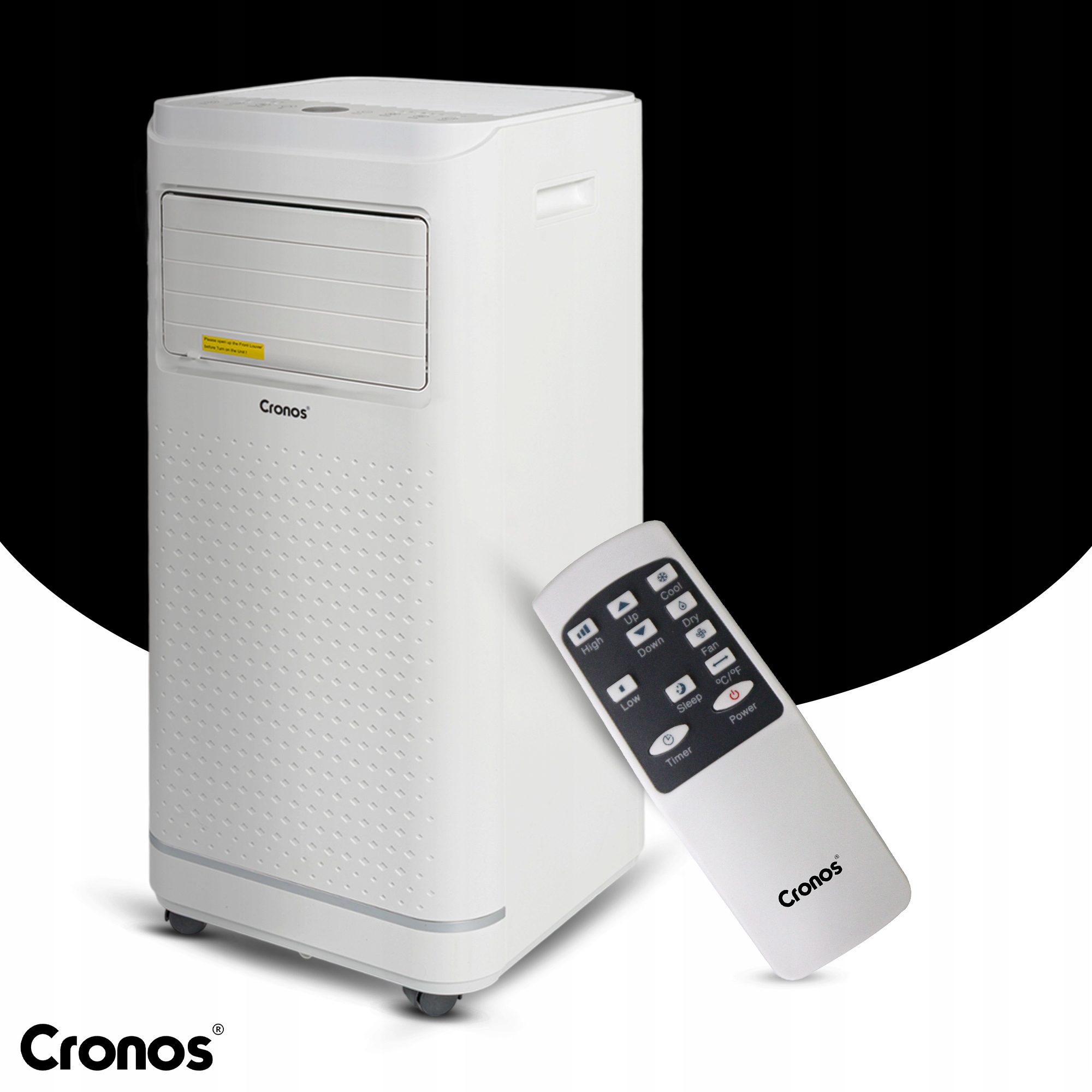 KLIMATYZATOR PRZENOŚNY 2600W CICHY 2,6KW 25m2 PILOT I AKCESORIA CRONOS Marka Cronos