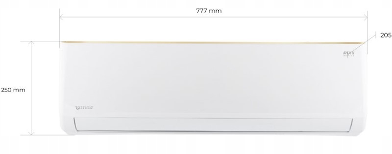 Klimatyzator Rotenso Roni 3,5 Zestaw Moc chłodzenia 3770 W