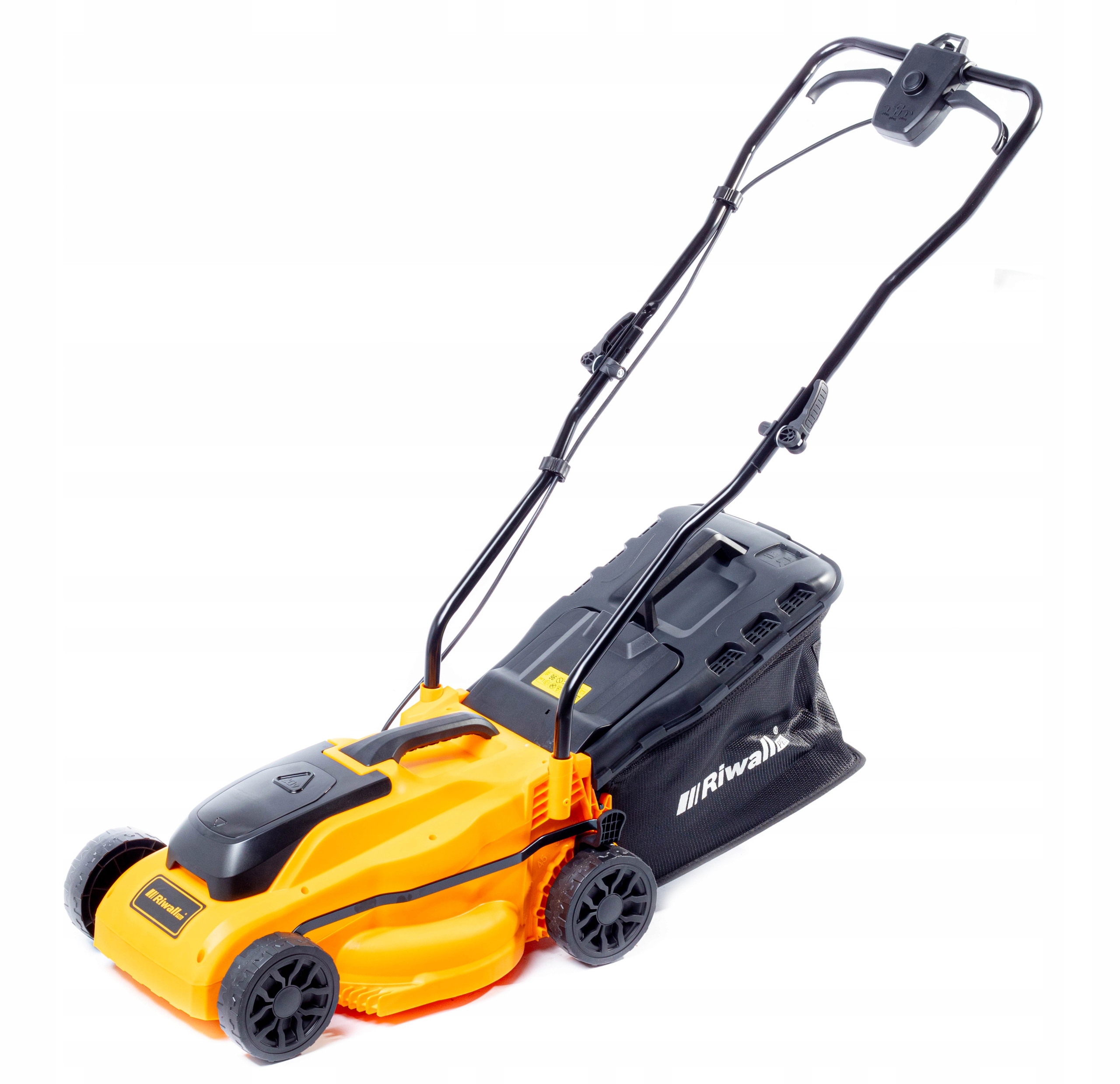 KOSIARKA AKUMULATOROWA INDUKCYJNA RIWALL 3320i 20V 4Ah 33cm + aku ładowarka Kosz z koszem