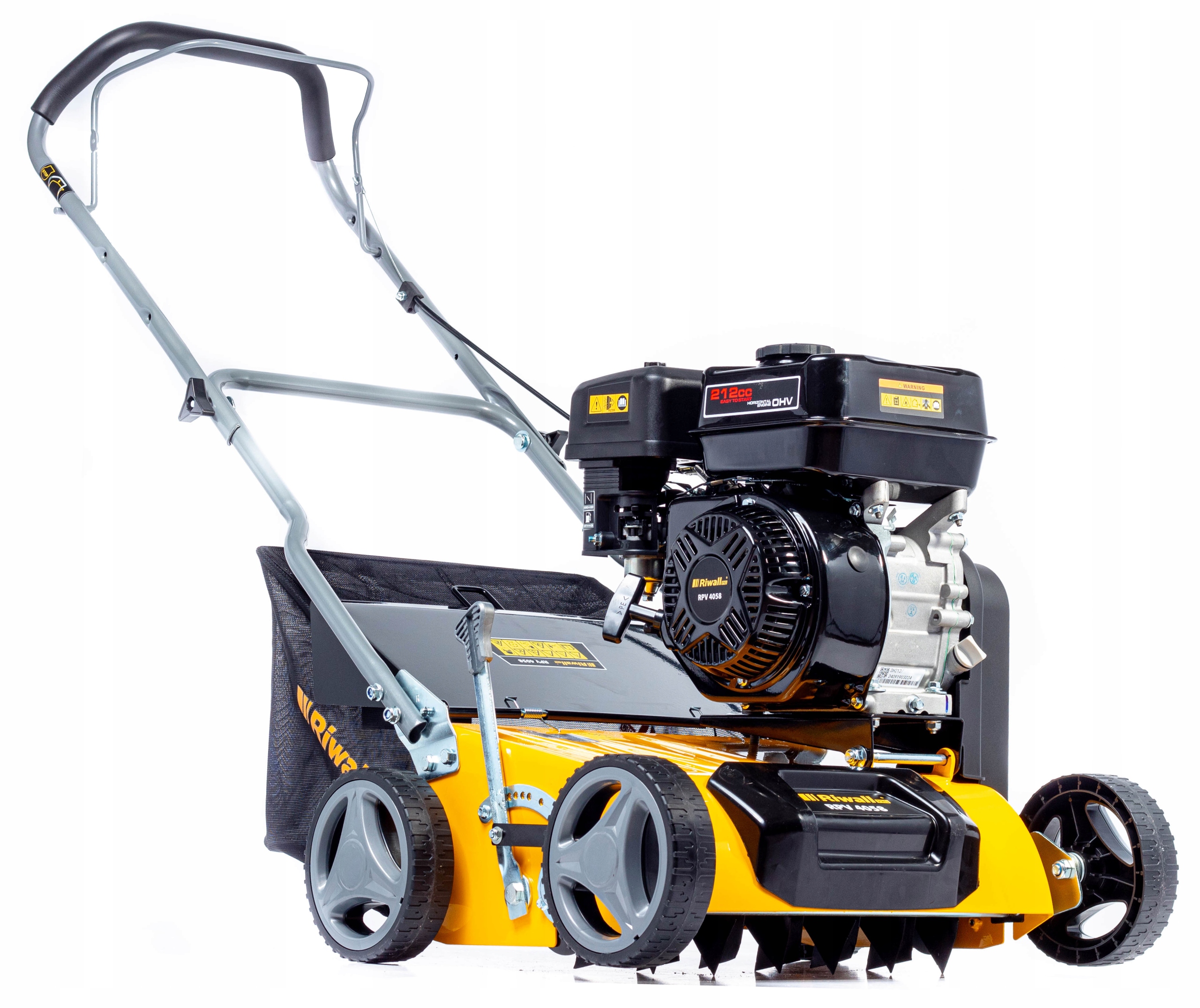 MOCNY AERATOR WERTYKULATOR SPALINOWY 4300W 10KM RIWALL 2 WAŁKI Seria RIWALL PRO