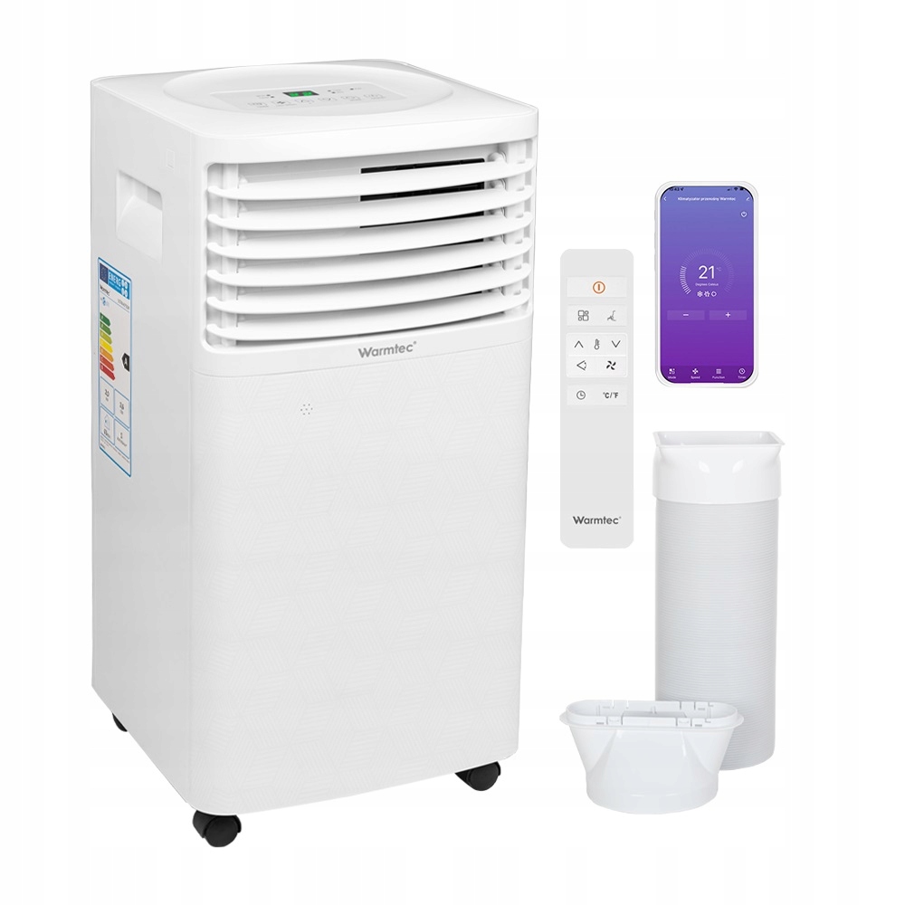 Klimatyzator przenośny WiFi mały osuszacz cichy 3w1 2,6kW Sotra Warmtec Rodzaj przenośny