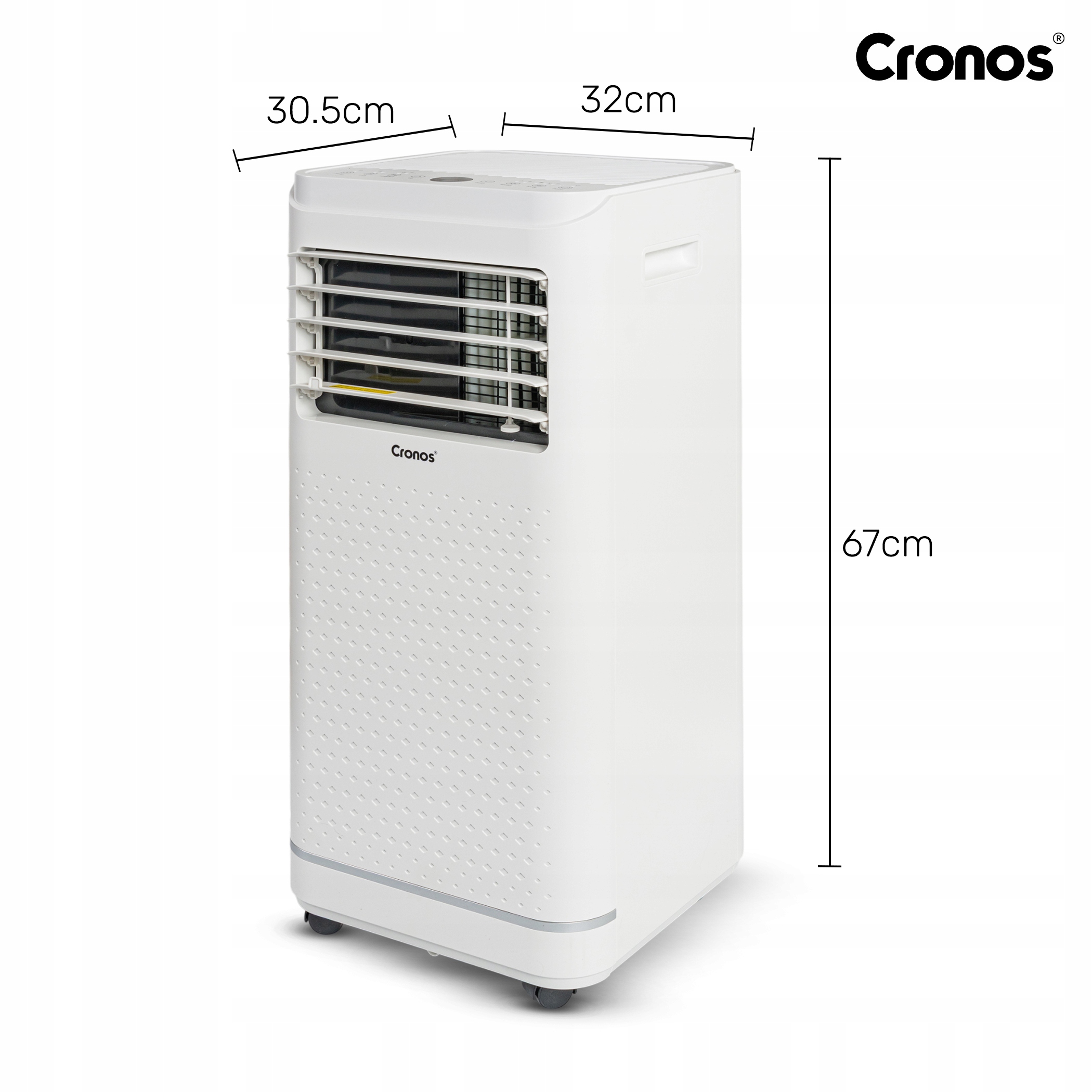 KLIMATYZATOR PRZENOŚNY 2600W CICHY 2,6KW 25m2 PILOT I AKCESORIA CRONOS Certyfikaty zgodności CE
