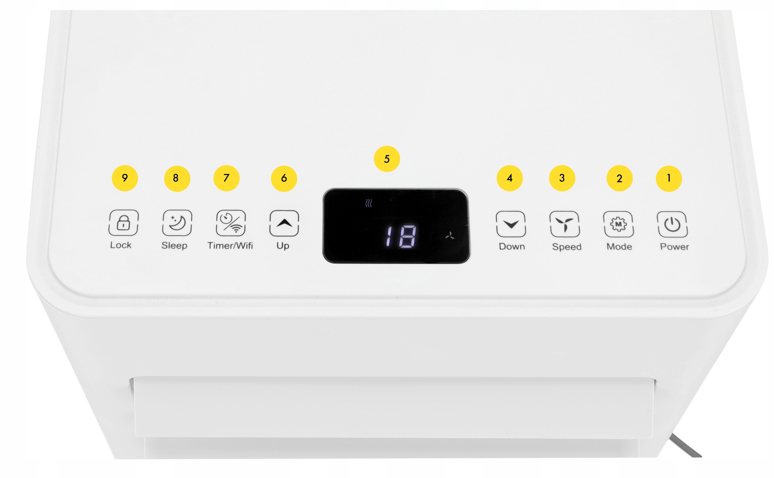 KLIMATYZATOR PRZENOŚNY 3w1 Mission Air 2,1kW +osuszacz 20l/24h TIMER WiFi Stan opakowania oryginalne