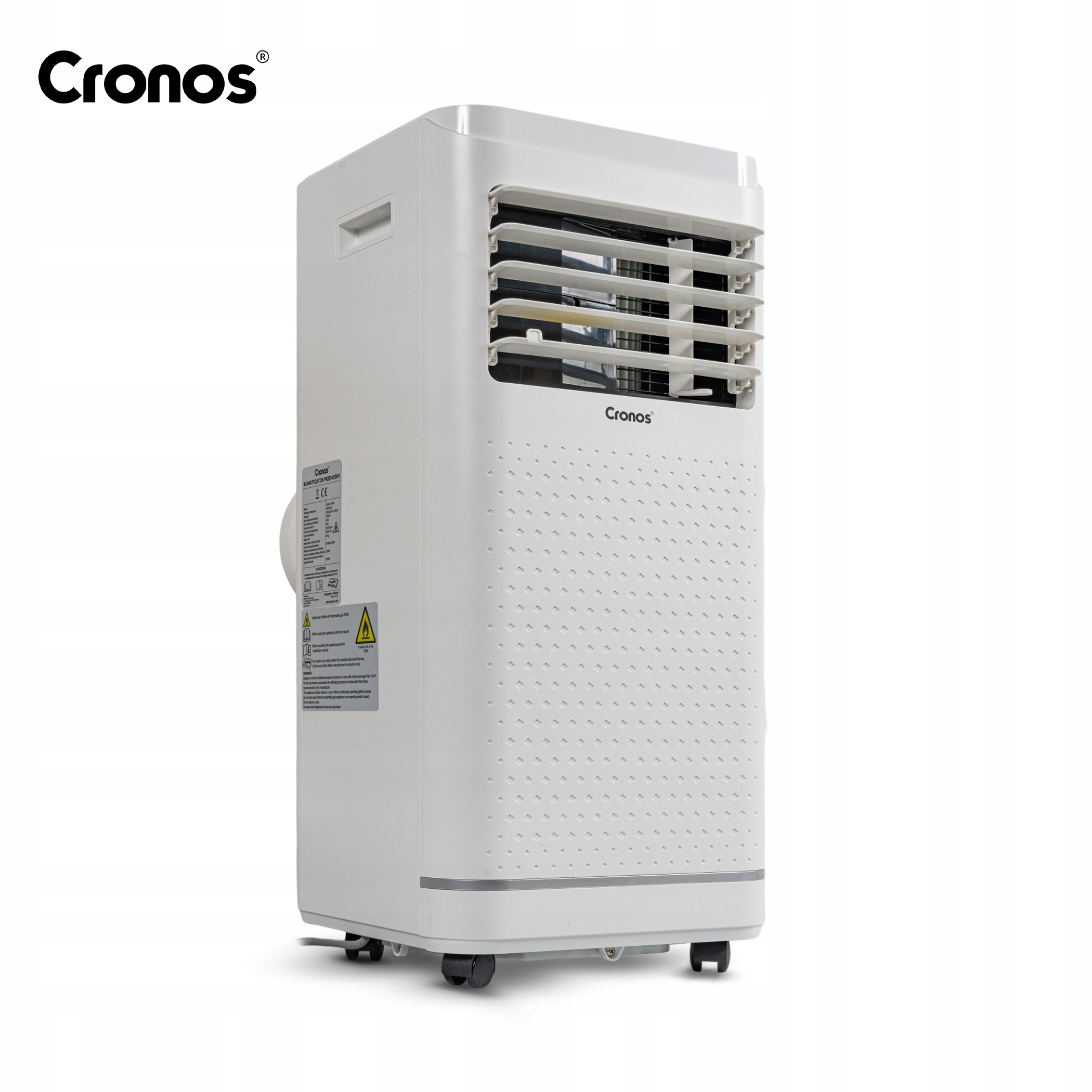 KLIMATYZATOR PRZENOŚNY 2600W CICHY 2,6KW 25m2 PILOT I AKCESORIA CRONOS Funkcje chłodzenie osuszanie wentylacja