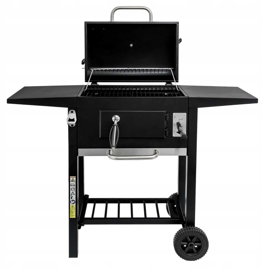 GRILL WĘGLOWY DUŻY PRZENOŚNY POKRYWA TERMOMETR 110CM OGRODOWY Producent Mega-M
