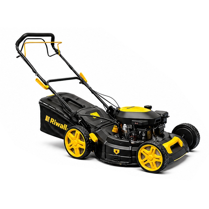 KOSIARKA SPALINOWA Z NAPĘDEM RIWALL 51CM 9w1 Z NAPĘDEM 5190 MOCNA KOSIARA Pojemność silnika 180 cm³