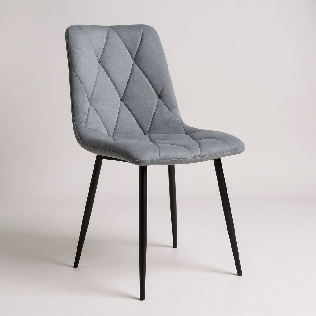 Krzesło Tapicerowane Komplet 6 szt Krzesła do Jadalni Kuchenne Welurowe Model Velvet W001RDSx6